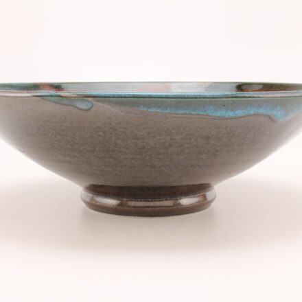 B927: Main image for Porcelain Decorated Low Bowl made by Tom Coleman