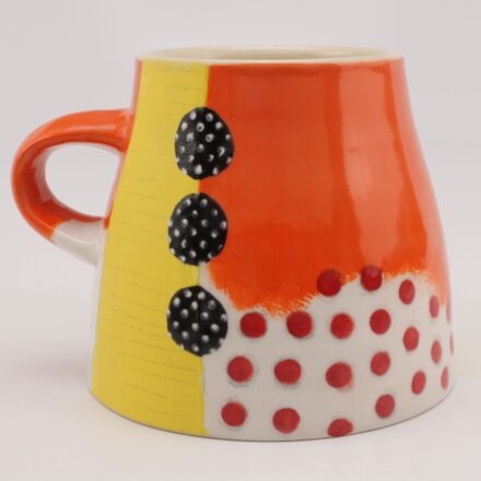 C1438: Main image for Finger Painted Cup with Polka Dots made by Brooke Millecchia