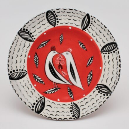 P678: Main image for Love Birds small plate made by Jenny Mendes