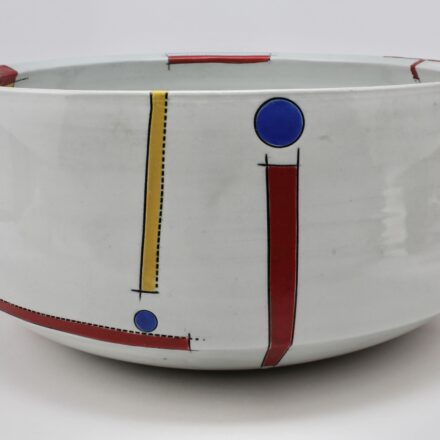 SW416: Main image for Bowl, Red, Yellow, Blue 11 made by Jim Koudelka