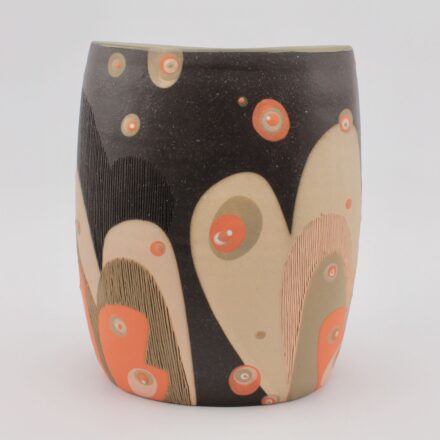 V260: Main image for oval vase made by Debra Oliva