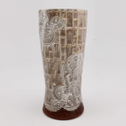 C1475: Main image for Tumbler in Mottled Amber made by Paul Linhares