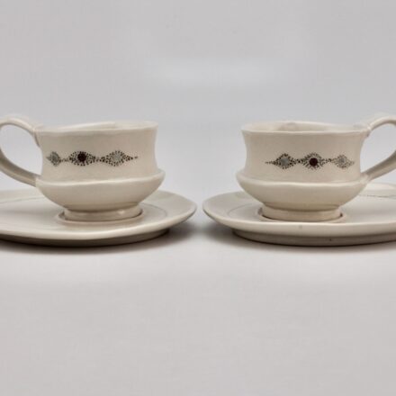 CP&S42: Main image for Ruby Demitasse Pair made by Annette Gates