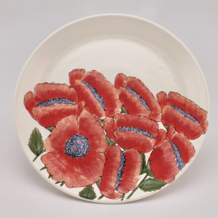 P670: Main image for Poppies Platter made by Rachel Schultz