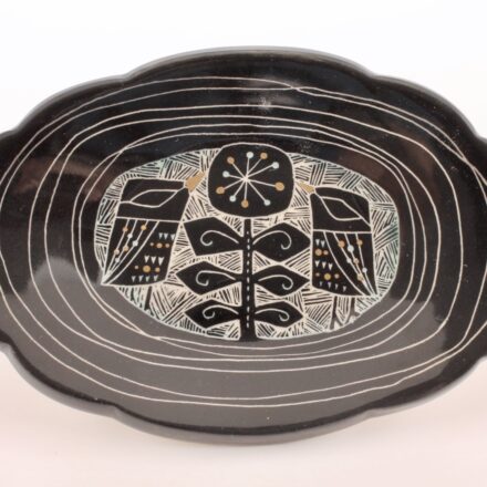 SW410: Main image for Twin Birds Small Plate made by Reiko Miyagi