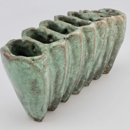 V266: Main image for Caterpillar Vase made by Jan McKeachie Johnston