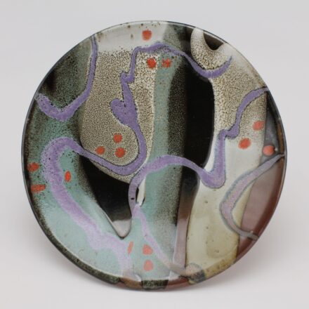 P664: Main image for Swirl Plate made by Daphne Hatcher